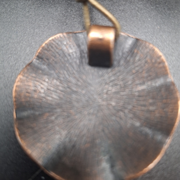 Handmade Copper Beads & Leather - Picture 3 of 3